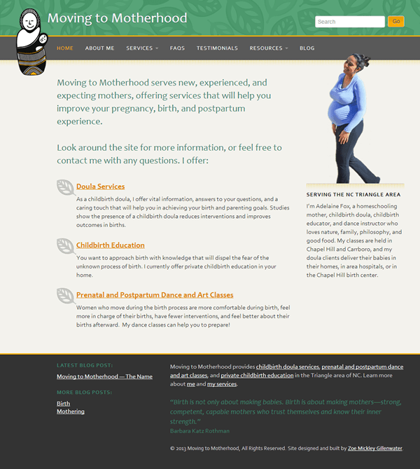 Moving to Motherhood